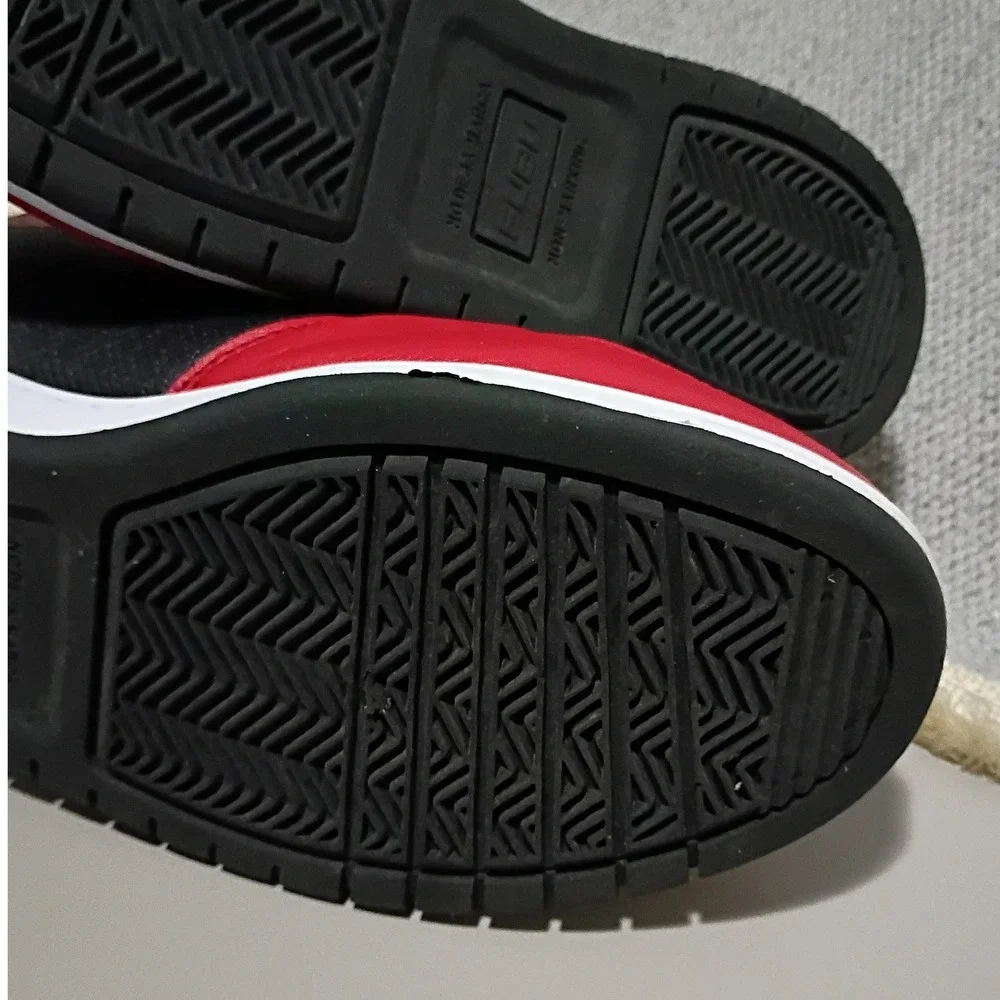 FUBU Heritage High Top Sneakers Men 9.5 Red Black Basketball Streetwear Shoes‎